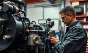 merawat mesin mobil diesel